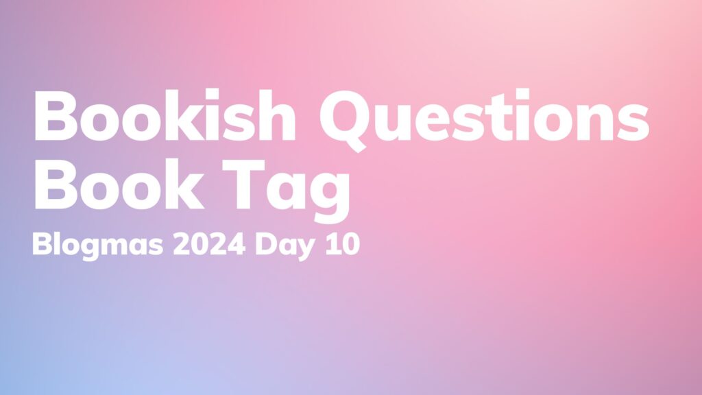 bookish questions book tag